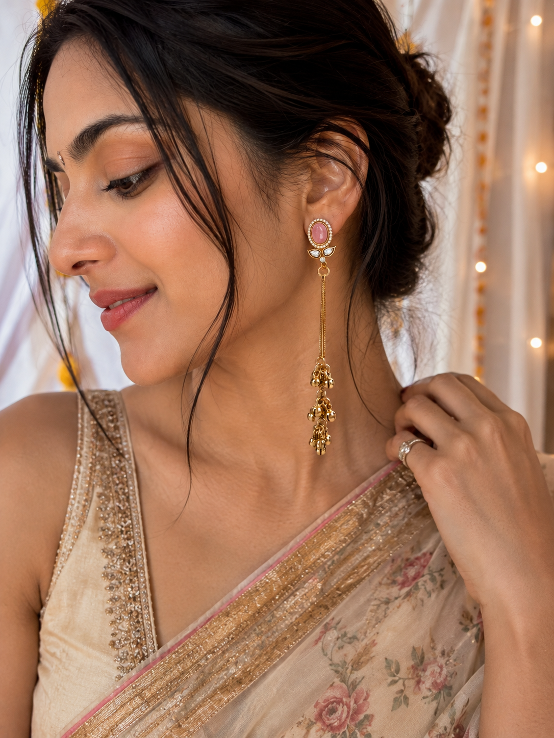 Heer – Long Kashmiri Jhumka Earrings