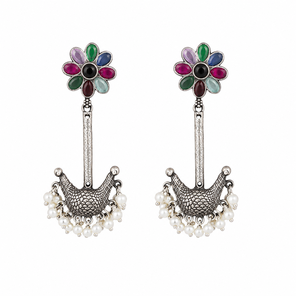 Boho Bloom Jhumkas