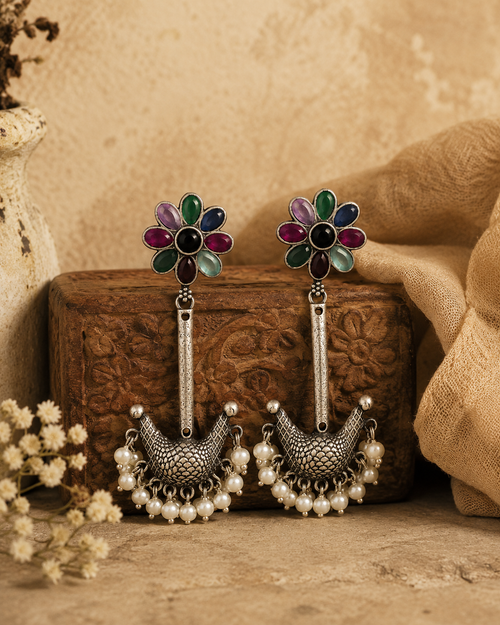 Boho Bloom Jhumkas