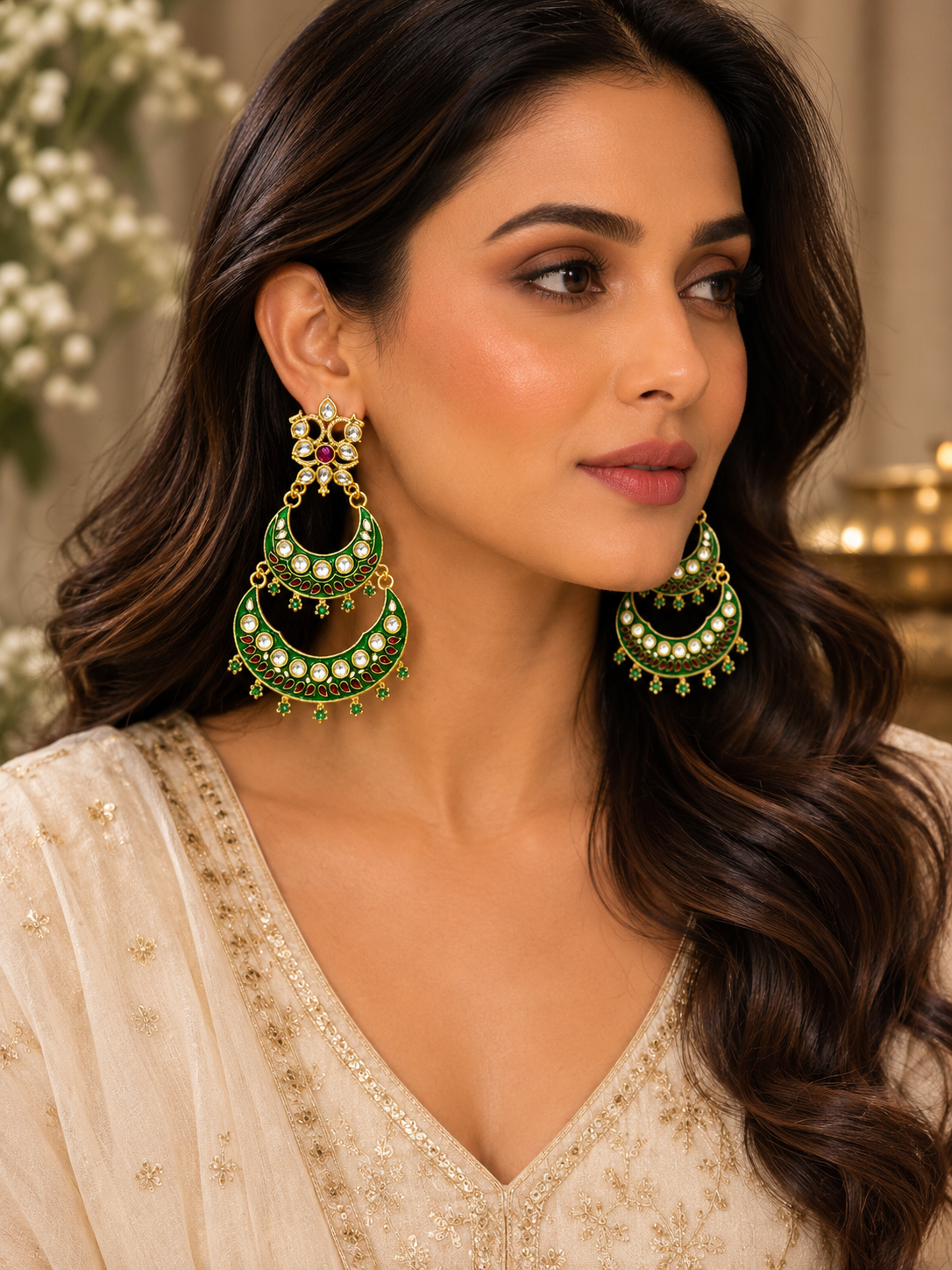 Noor Chandbali Earrings
