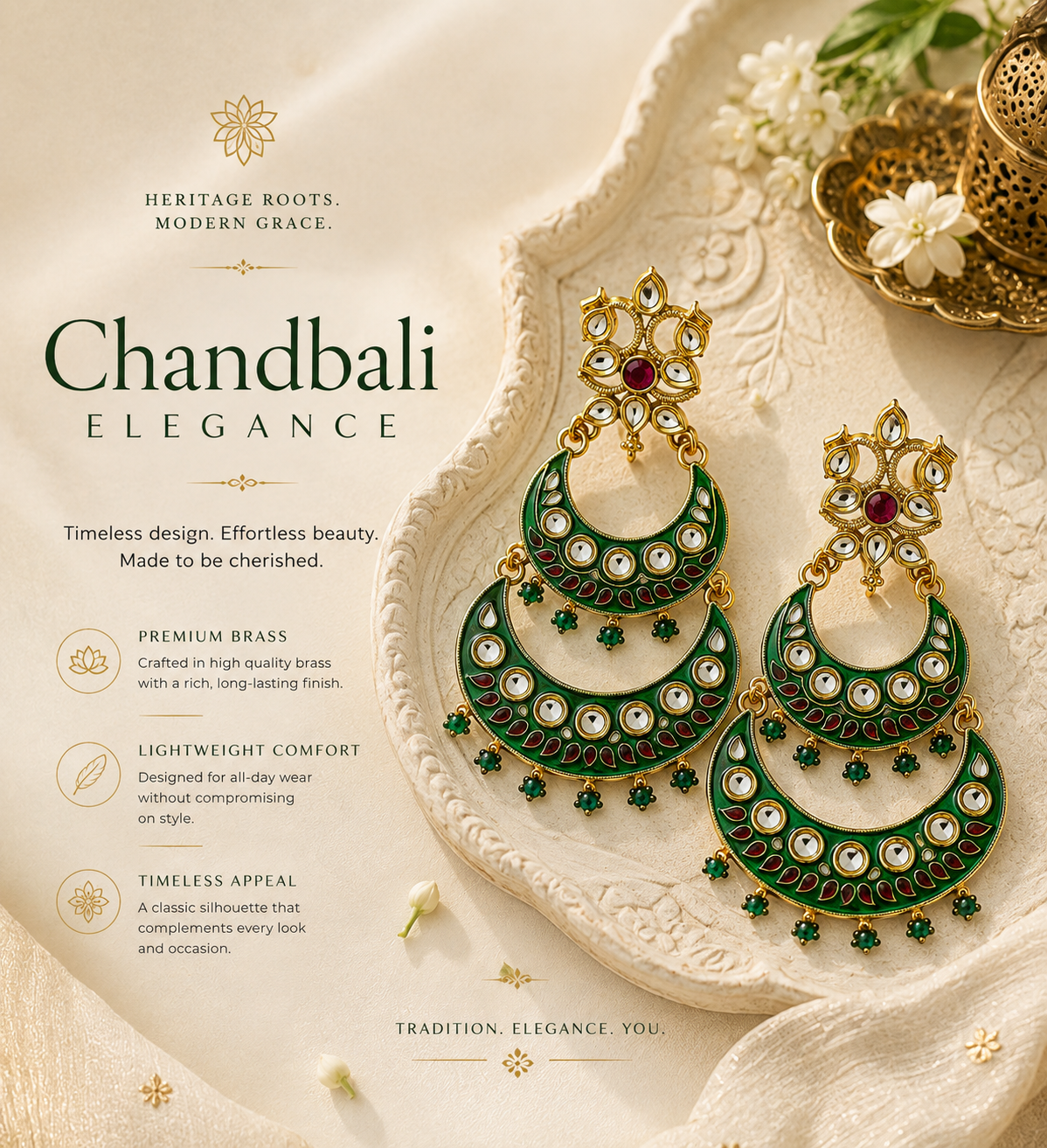 Noor Chandbali Earrings