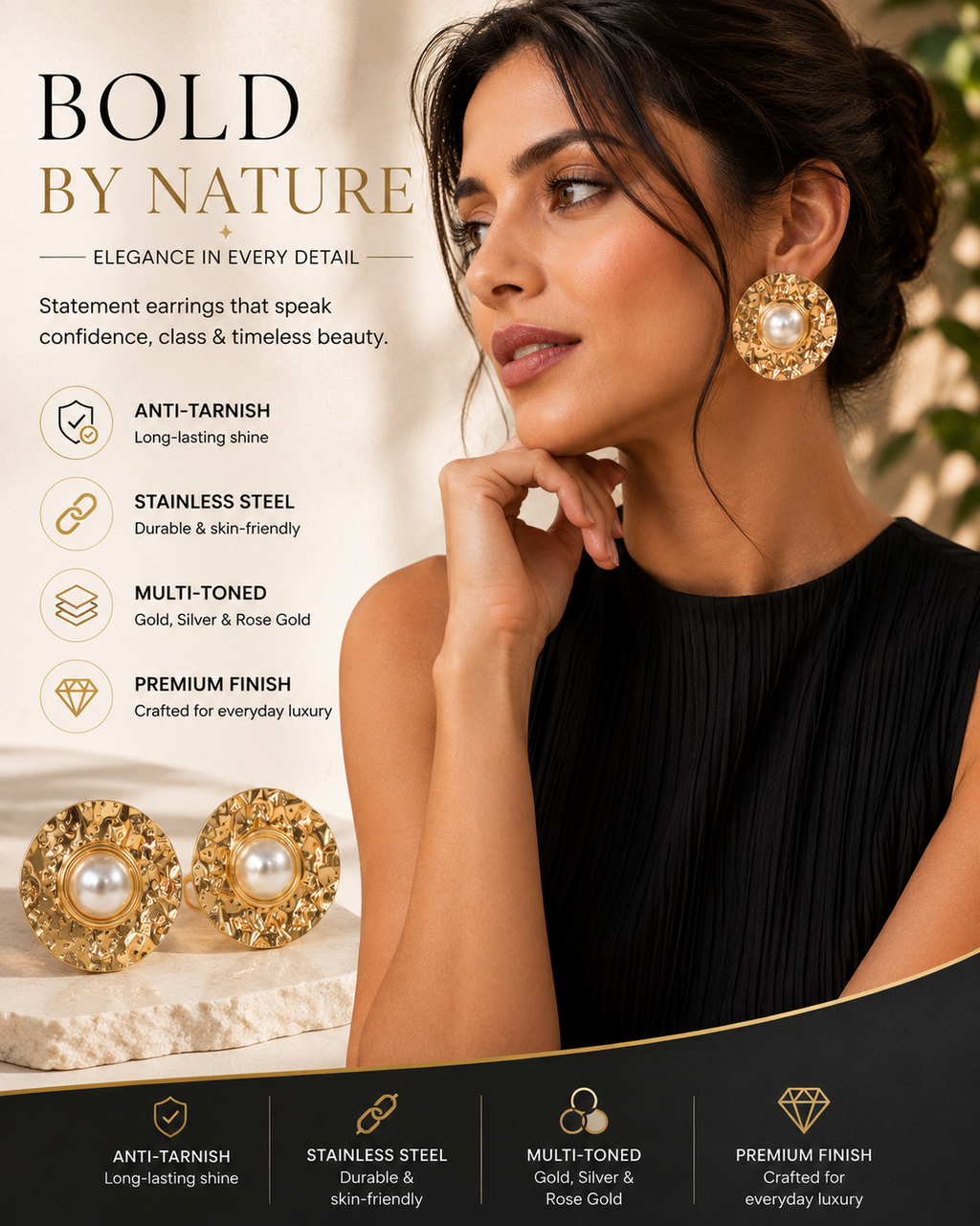 Golden Halo Buttons