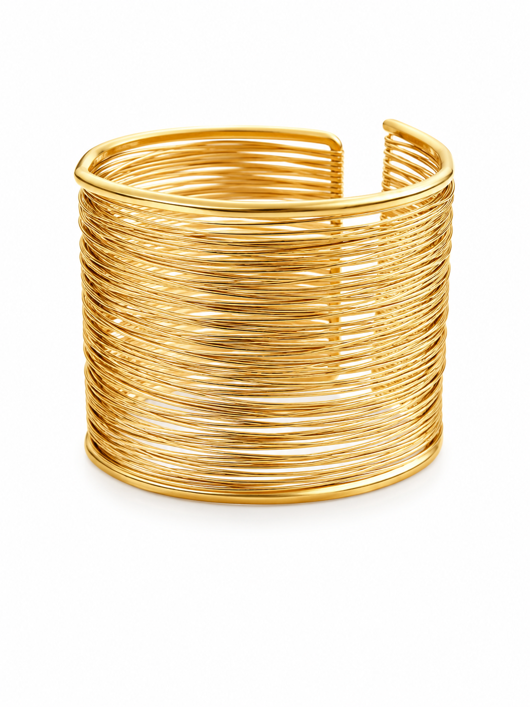 Leher Cuff: Adjustable Wired Cuff Bangle