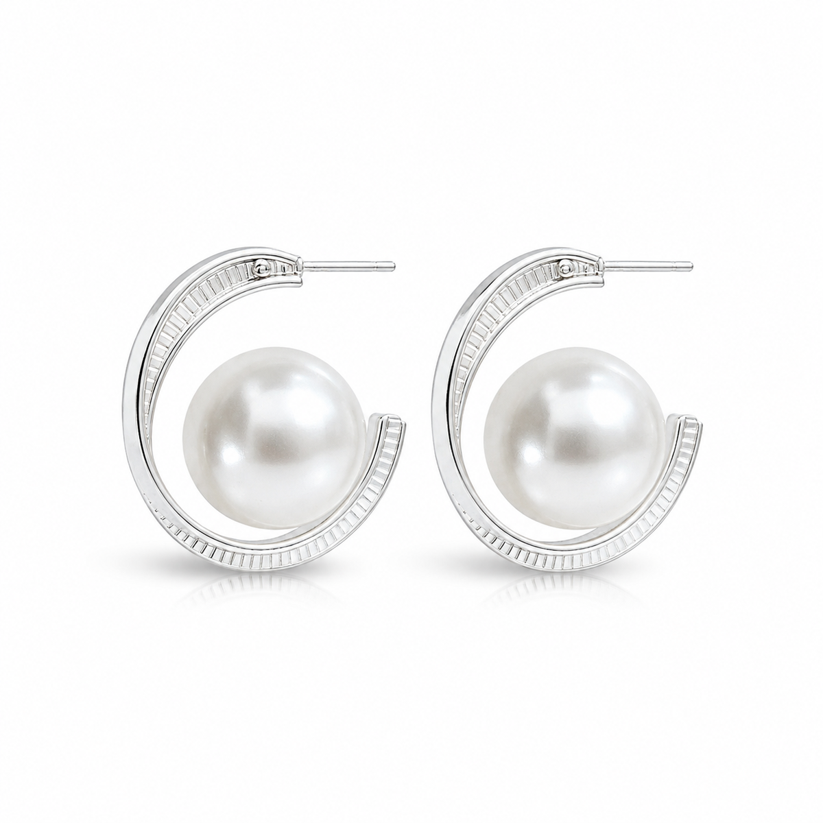 Orbit Pearl Studs