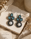 Vintage Bloom Gemstone Drops