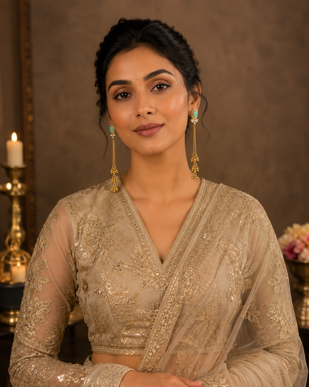Heer – Long Kashmiri Jhumka Earrings