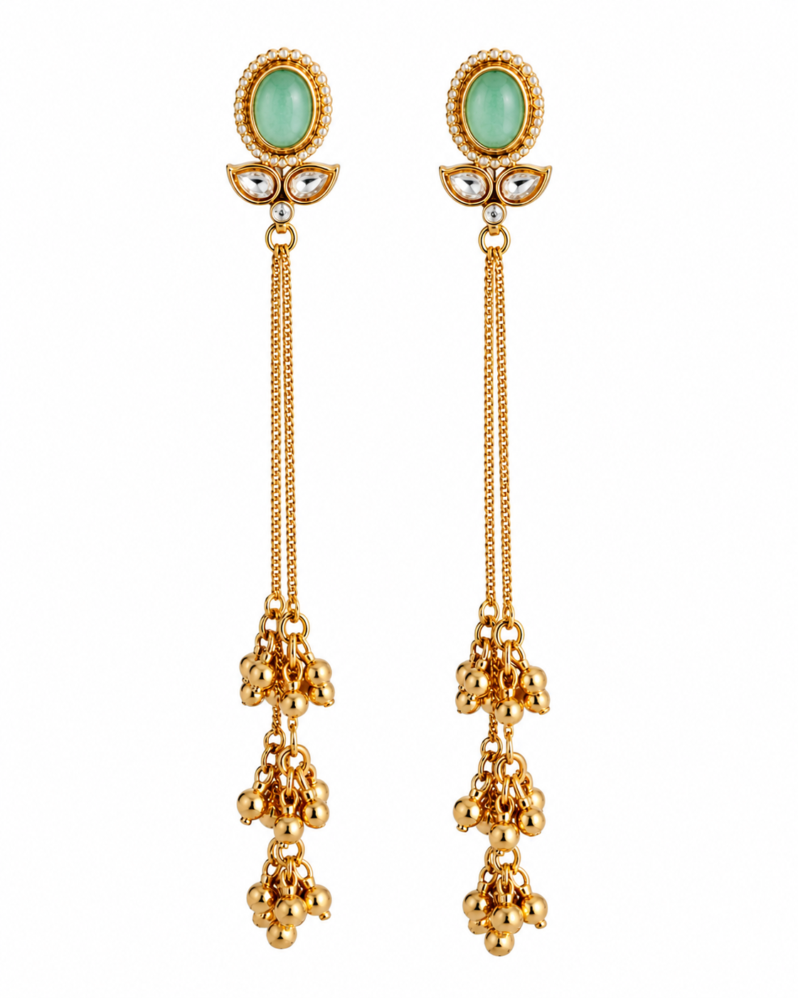 Heer – Long Kashmiri Jhumka Earrings