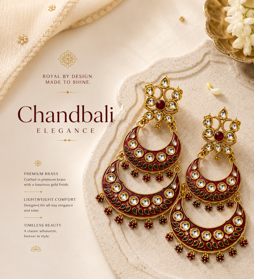Noor Chandbali Earrings