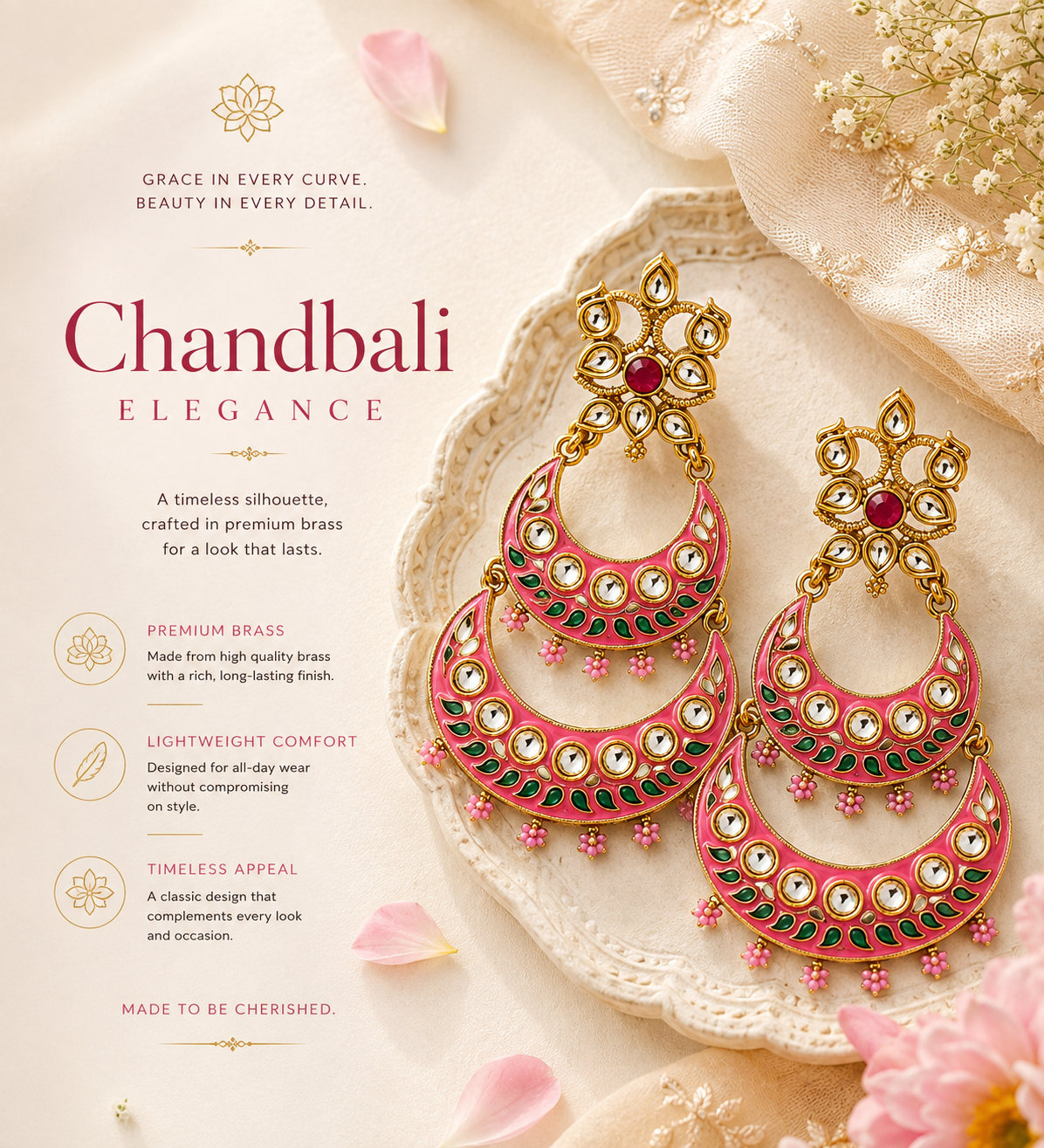Noor Chandbali Earrings