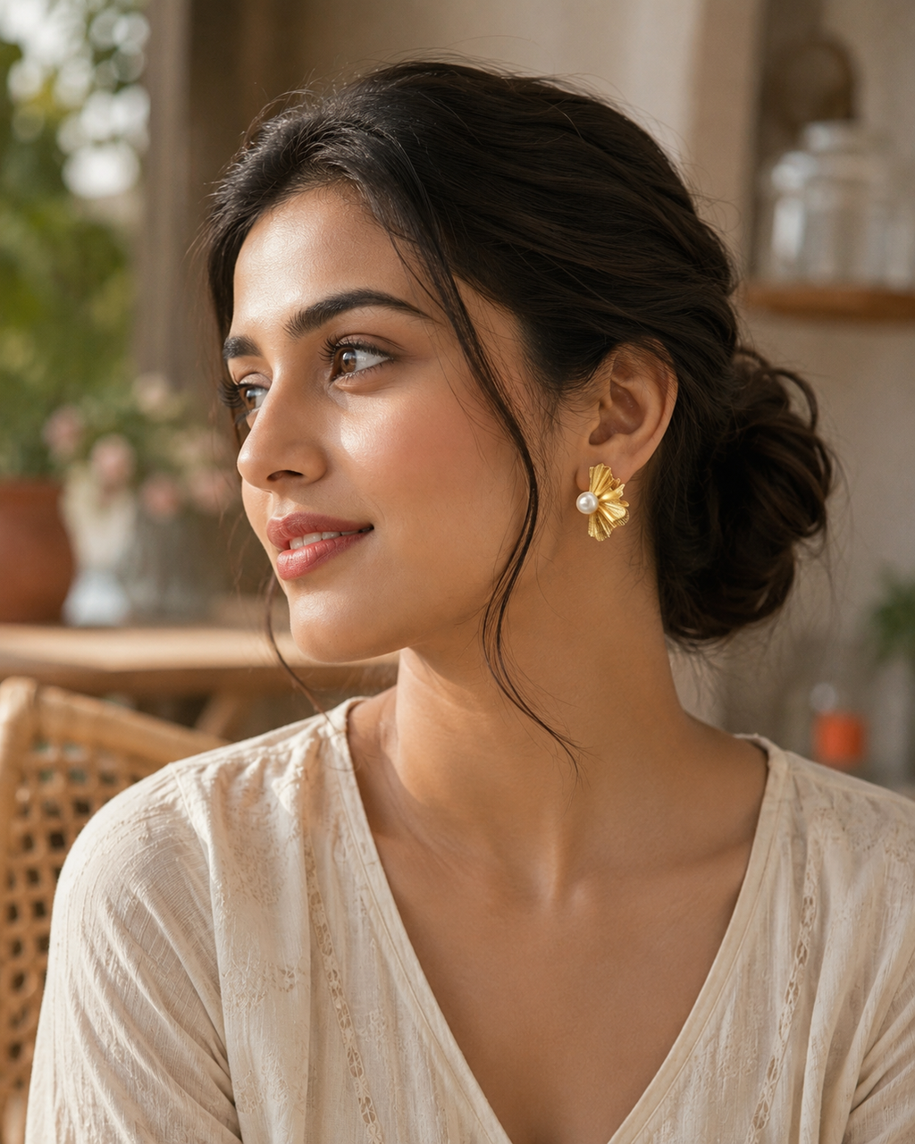 Sunray Pearl Studs