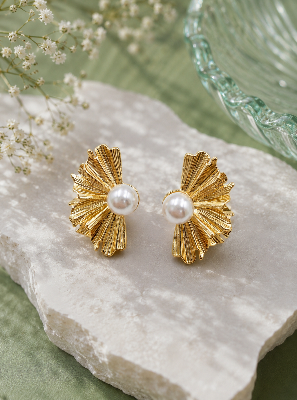 Sunray Pearl Studs