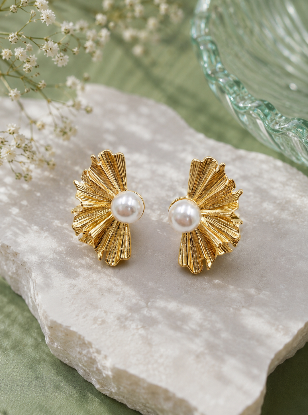 Sunray Pearl Studs