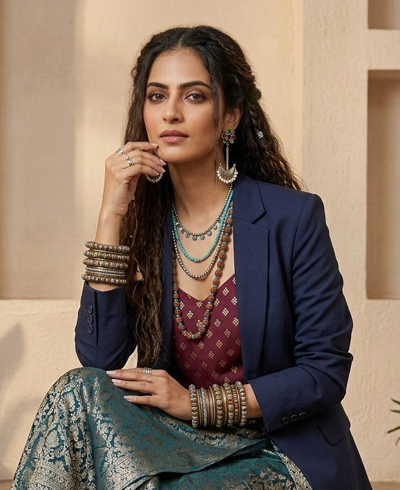 Boho Bloom Jhumkas