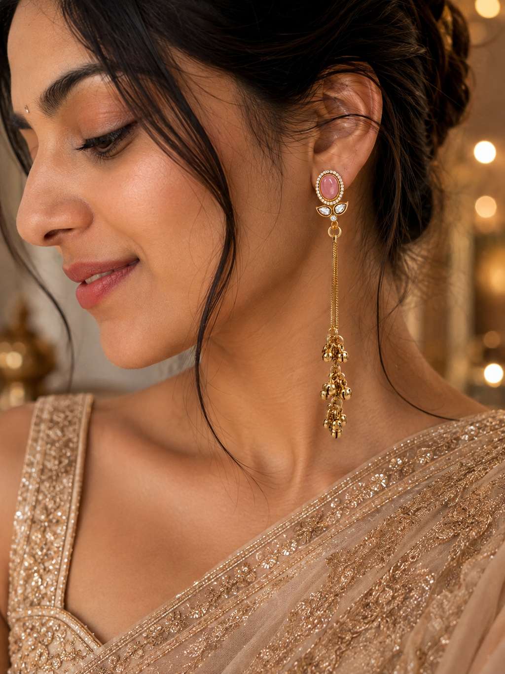 Heer – Long Kashmiri Jhumka Earrings