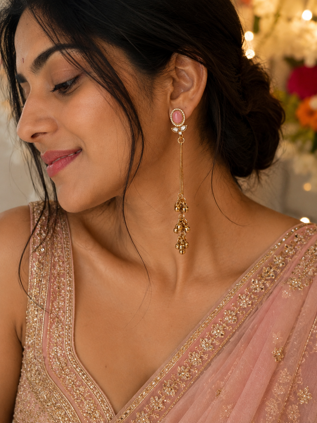Heer – Long Kashmiri Jhumka Earrings