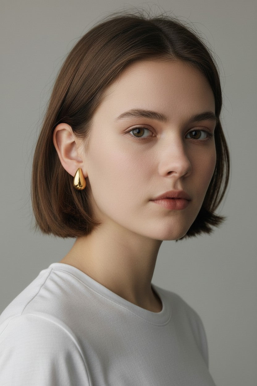 Teardrop Studs